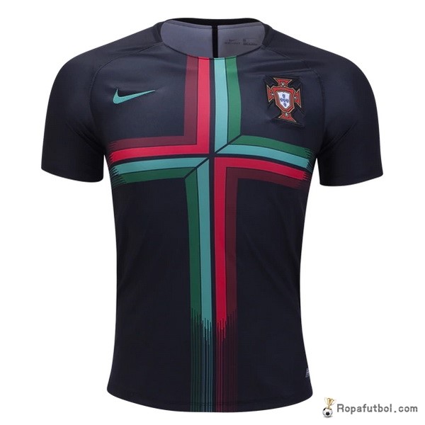 Camiseta Portugal 2018 Pre Match Negro